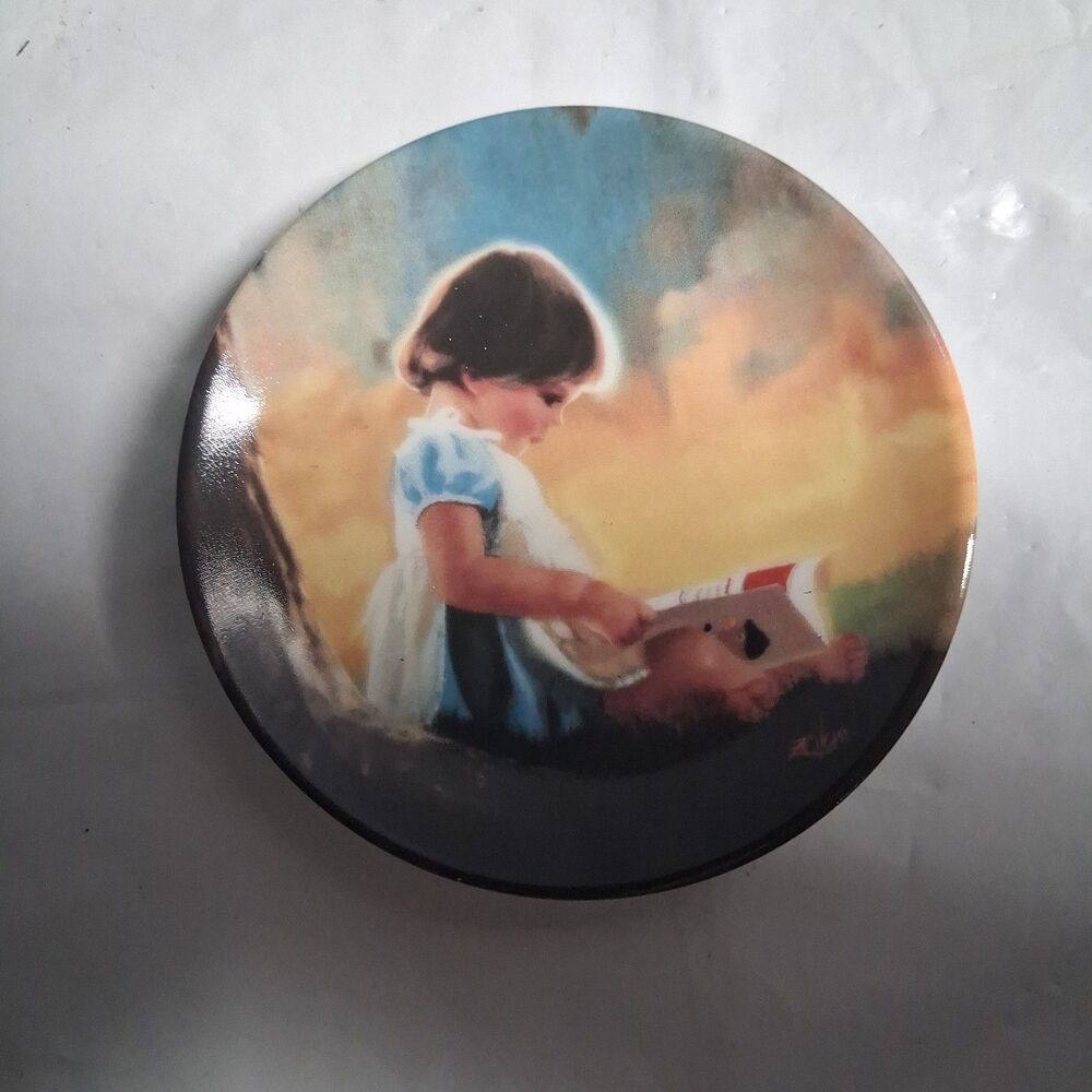 Donal Zolan - By Myself - Miniature Plate #2029A - 1990 - 3.25" Diameter